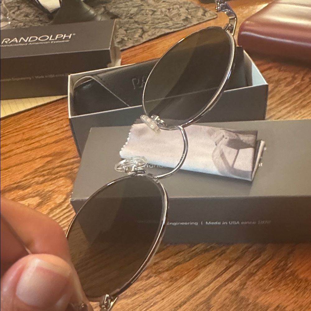 Randolph Engineering Silver Sunglasses - Picture 4 of 5